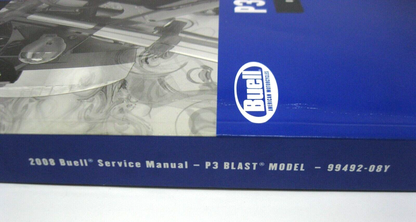 Buell Service Manual 2008 P3 Blast Model 99492-08Y