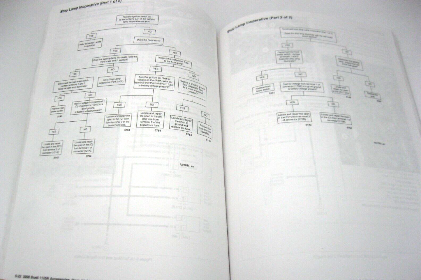 Buell Electrical Diagnostic Manual 2008 1125R Model 99949-08Y