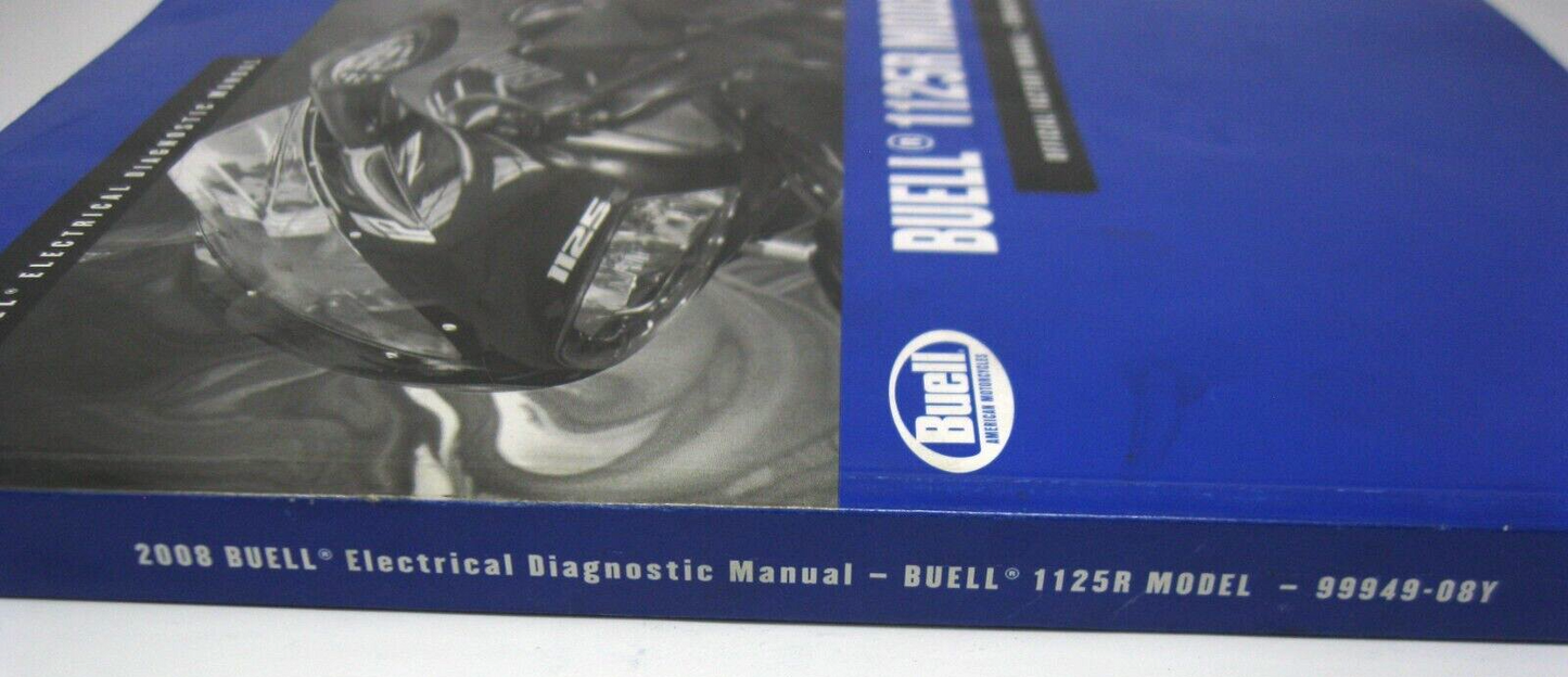 Buell Electrical Diagnostic Manual 2008 1125R Model 99949-08Y