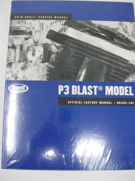 Buell Service Manual 2010 P3 Blast Model 99492-10Y