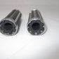 Rubber and Chrome Hand Grip Pair Unknown Fitment