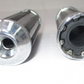 Rubber and Chrome Hand Grip Pair Unknown Fitment