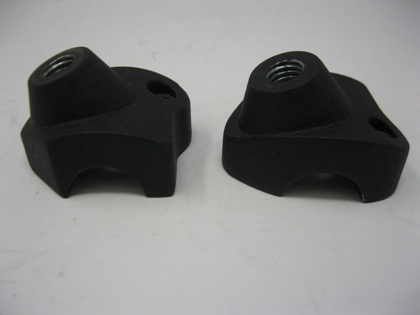 Unbranded Black Wrinkle Finish Risers for 1" Diameter Bars (No Caps or Hardware)