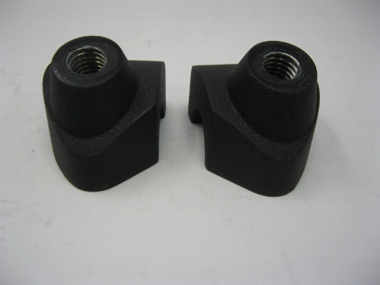 Unbranded Black Wrinkle Finish Risers for 1" Diameter Bars (No Caps or Hardware)