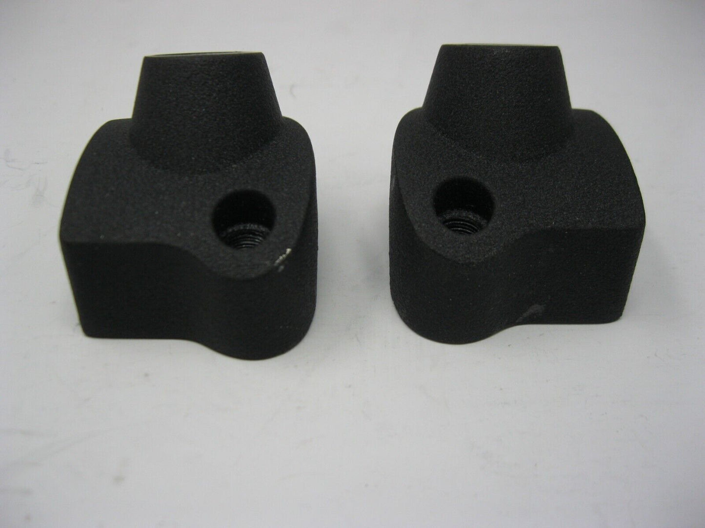 Unbranded Black Wrinkle Finish Risers for 1" Diameter Bars (No Caps or Hardware)