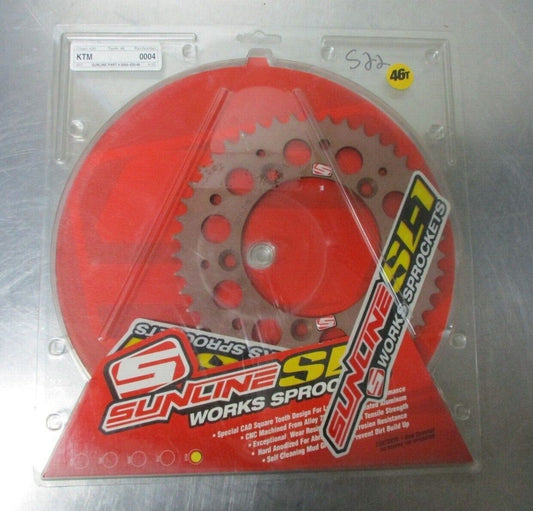 Sunline Rear Sprocket for KTM '00-'06 65 SX 0004-420-46, 4.20