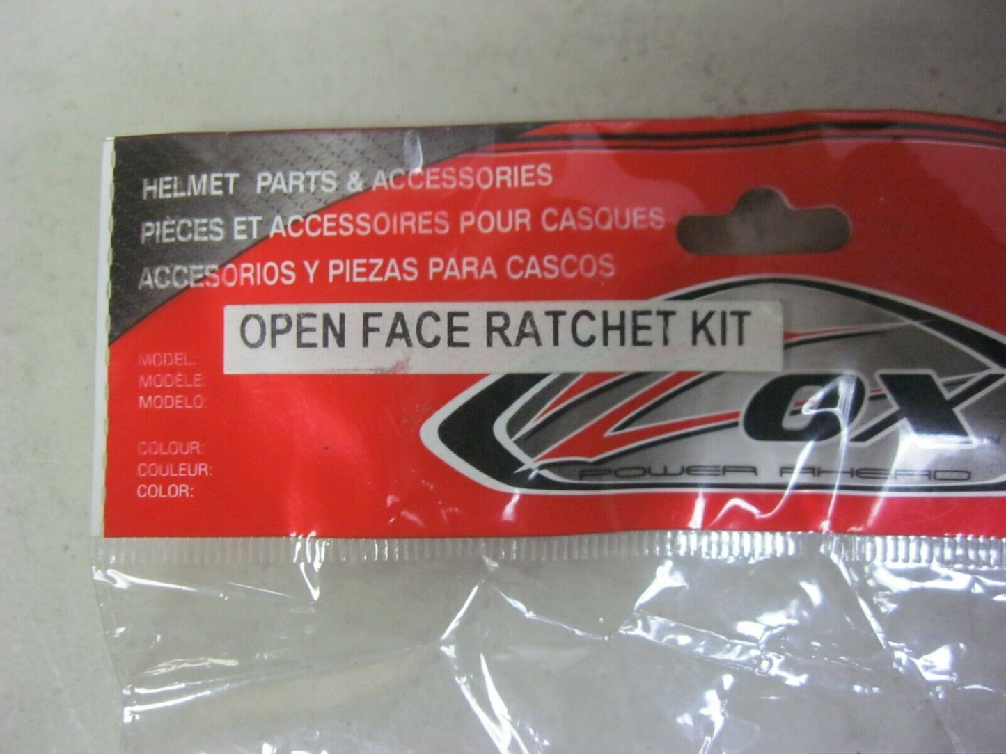 ZOX Open Face Ratchet Kit For Kaba Helmets 86-90013