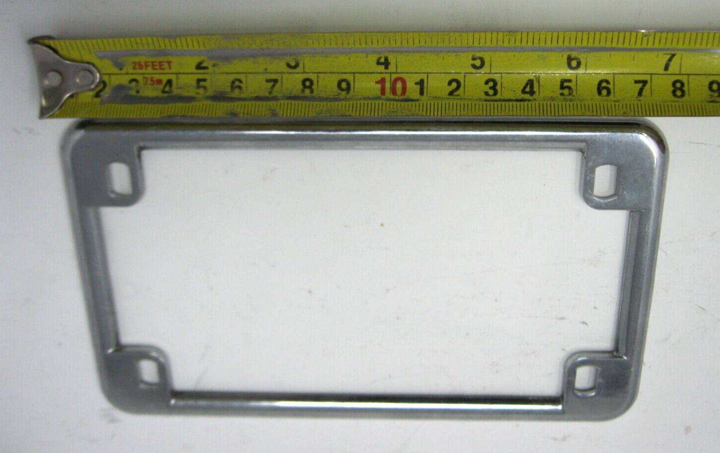 Unbranded 7.25 x 4.25 Chrome License Plate Frame