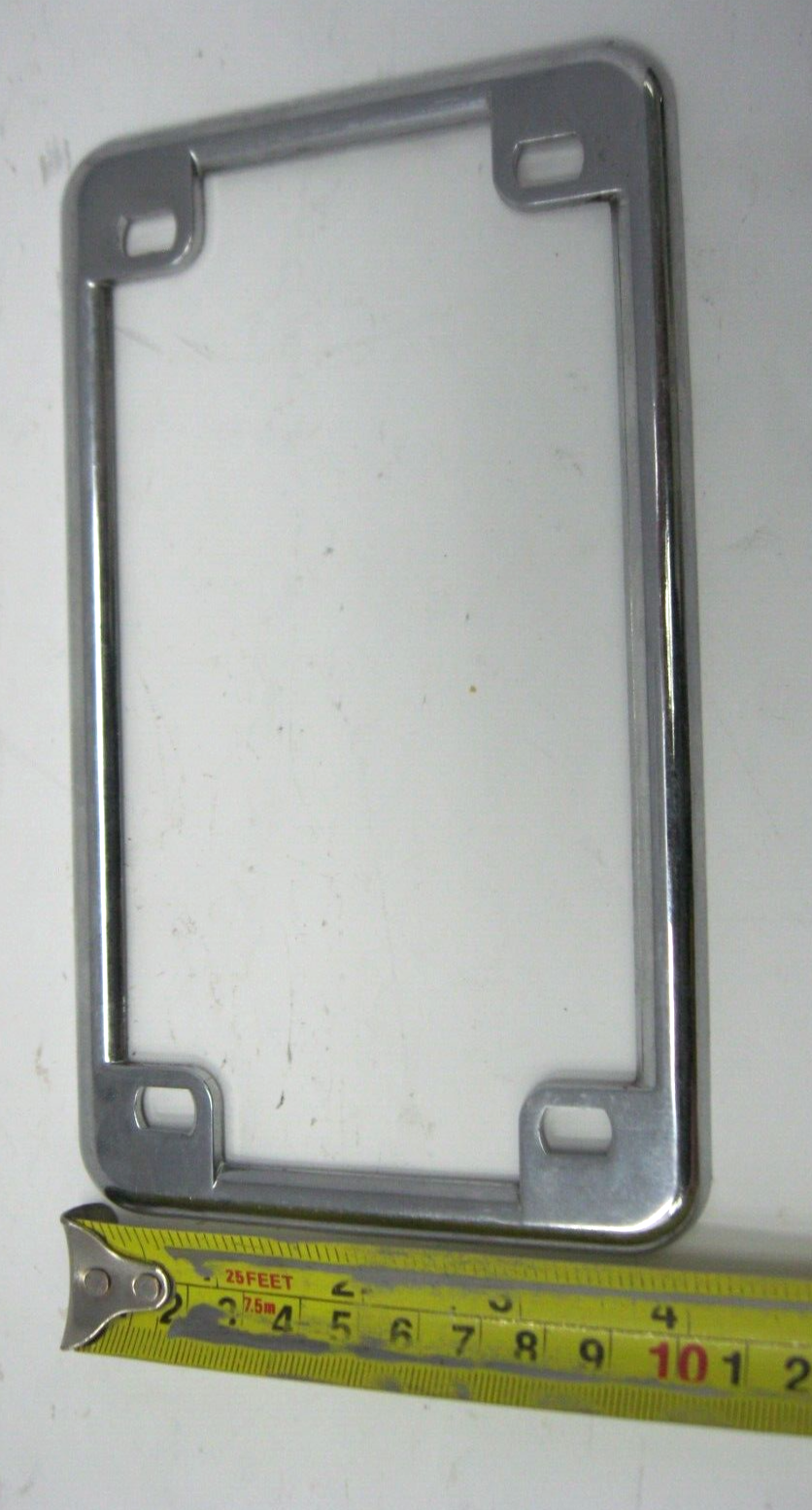 Unbranded 7.25 x 4.25 Chrome License Plate Frame