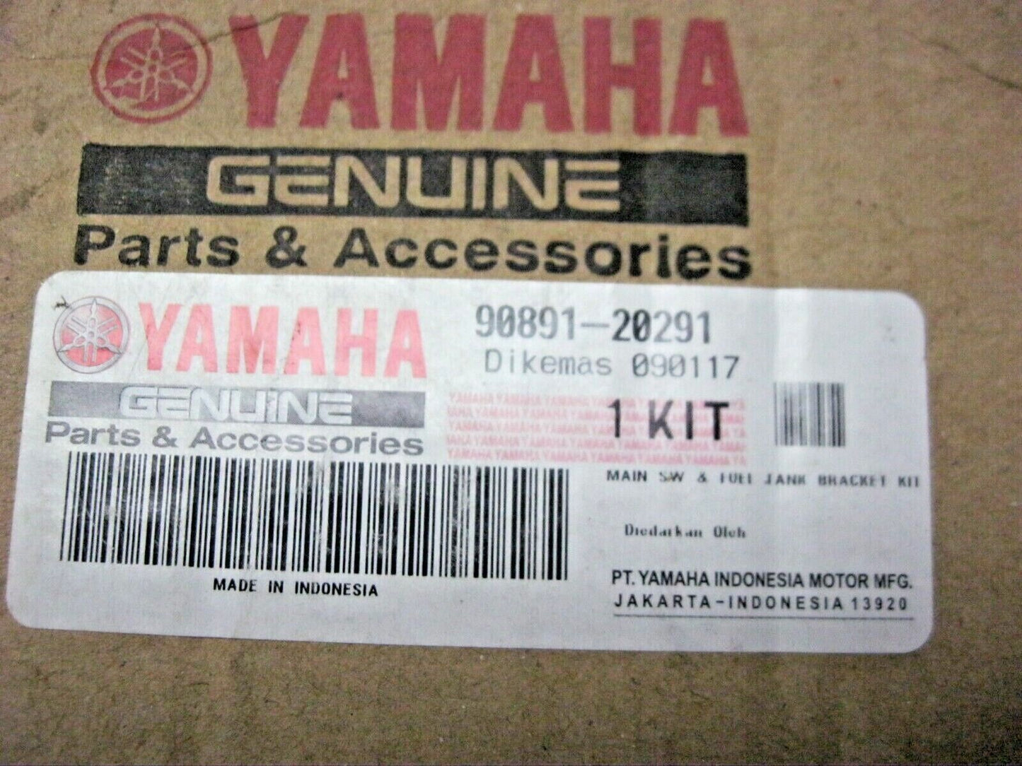 Yamaha OEM Main Switch & Fuel Tank Bracket Kit  90891-20291