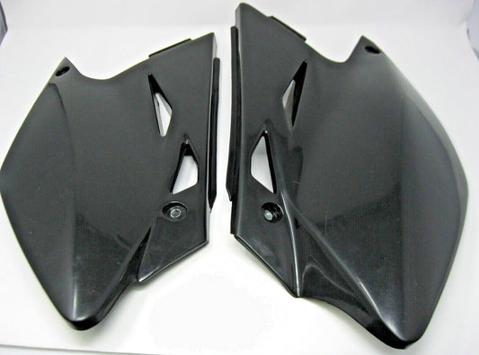 UFO 2006-08 Kawasaki KX450F Side Panels Black KA03771-001