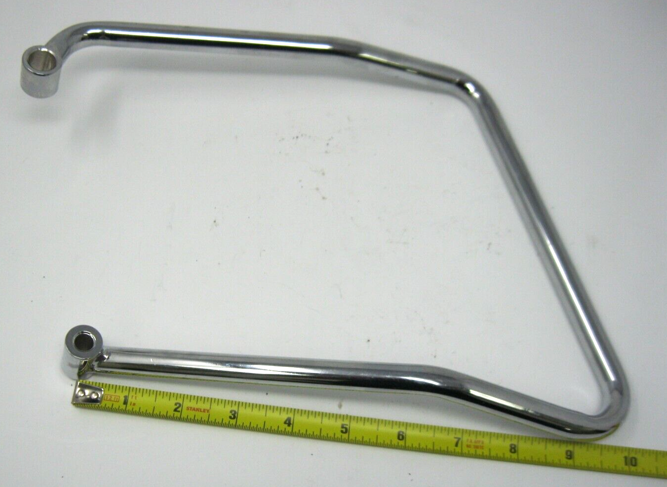 Unbranded Chrome Right Side Throw Over Saddlebag Guard (5.5" Between Holes)