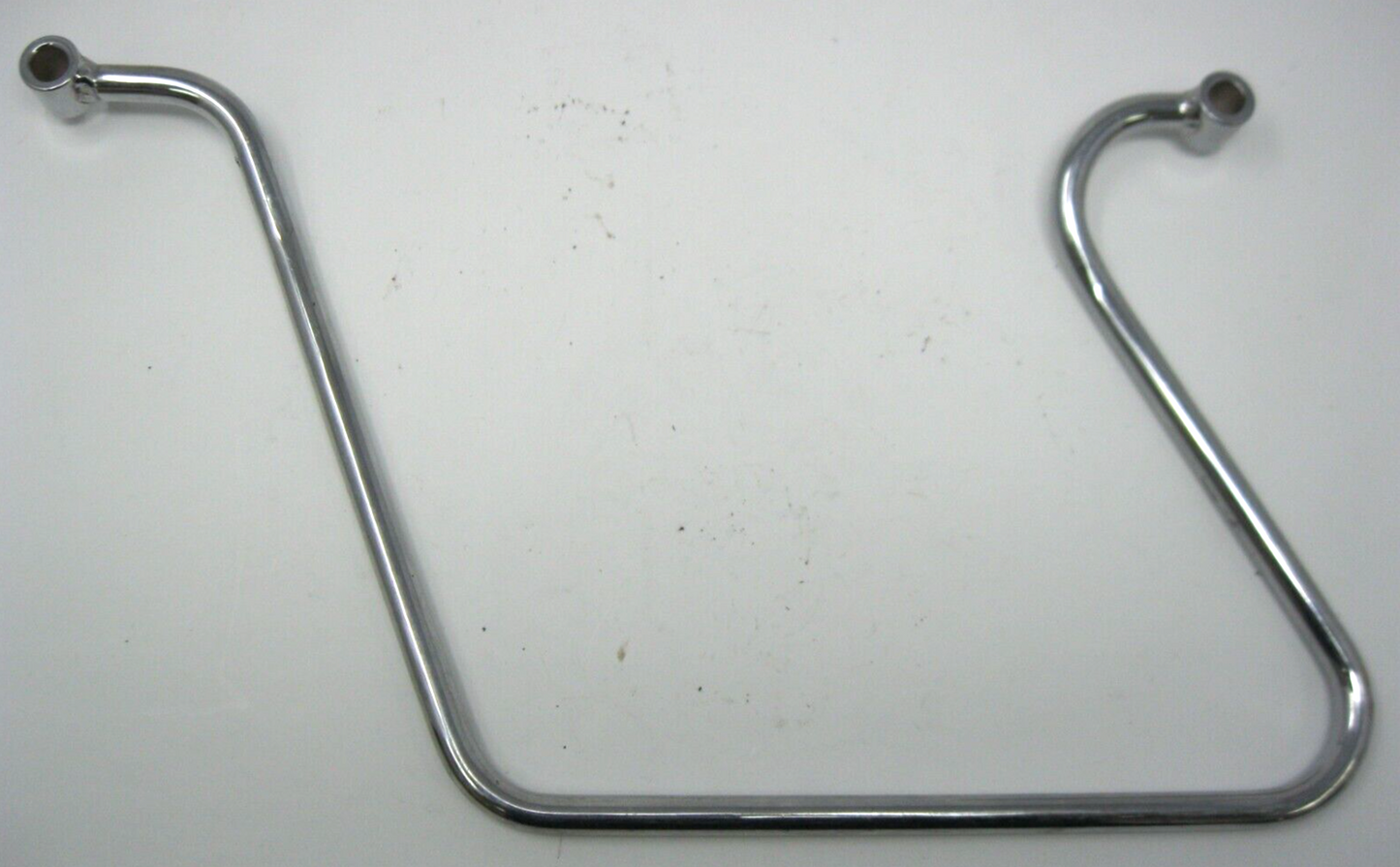 Unbranded Chrome Right Side Throw Over Saddlebag Guard (12" Between Holes)