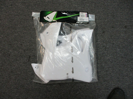 Yamaha YZ125-250 White Rad Covers By UFO Plastic 296071 1996-01