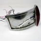 Unbranded Chrome Side Axle Mount License Plate Vertical Curved