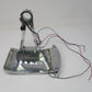 Unbranded Chrome Side Axle Mount License Plate Vertical Curved