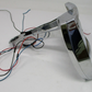 Unbranded Chrome Side Axle Mount License Plate Vertical Curved