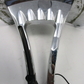 Unbranded Chrome Side Axle Mount License Plate Vertical Curved