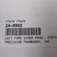 V TWIN  LEFT  TRIPLE  TREE  COVER  STAINLESS  STEEL  24-9902