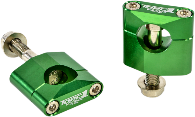 TORC1 Racing - 1900-0800 - Oversized Handlebar Clamps, Green