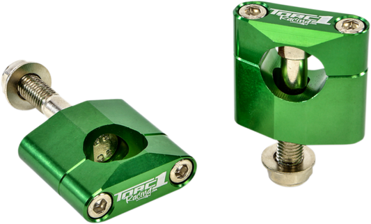 TORC1 Racing - 1900-0800 - Oversized Handlebar Clamps, Green