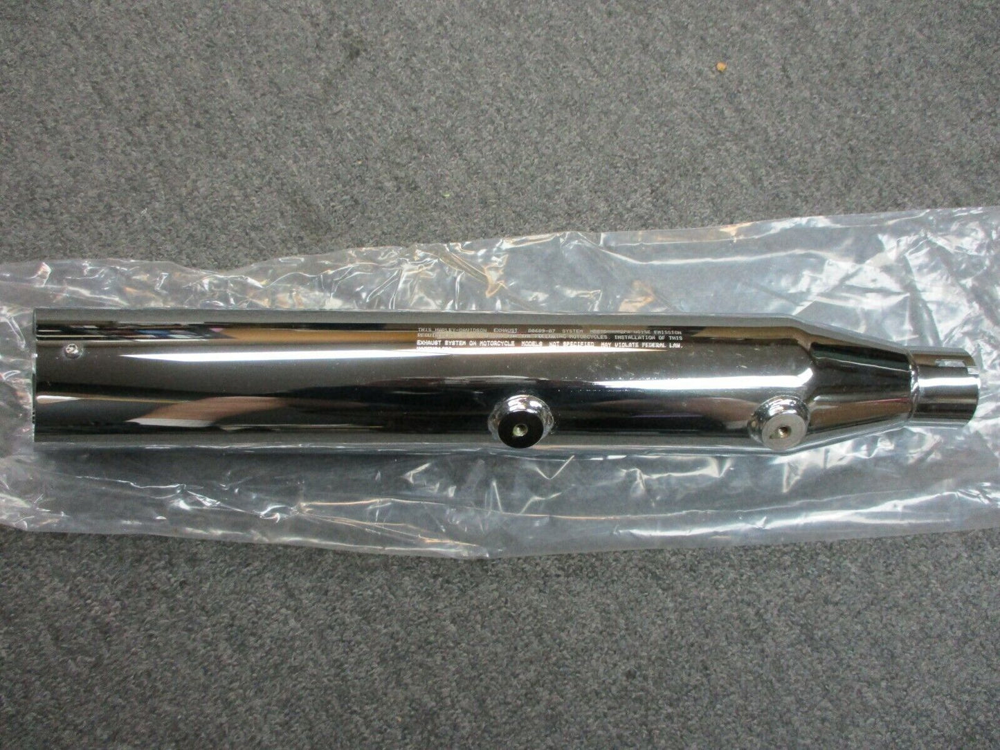 Harley Davidson OEM Softail Slash Cut Muffler 1690 (103) ST/SD '07 80609-07