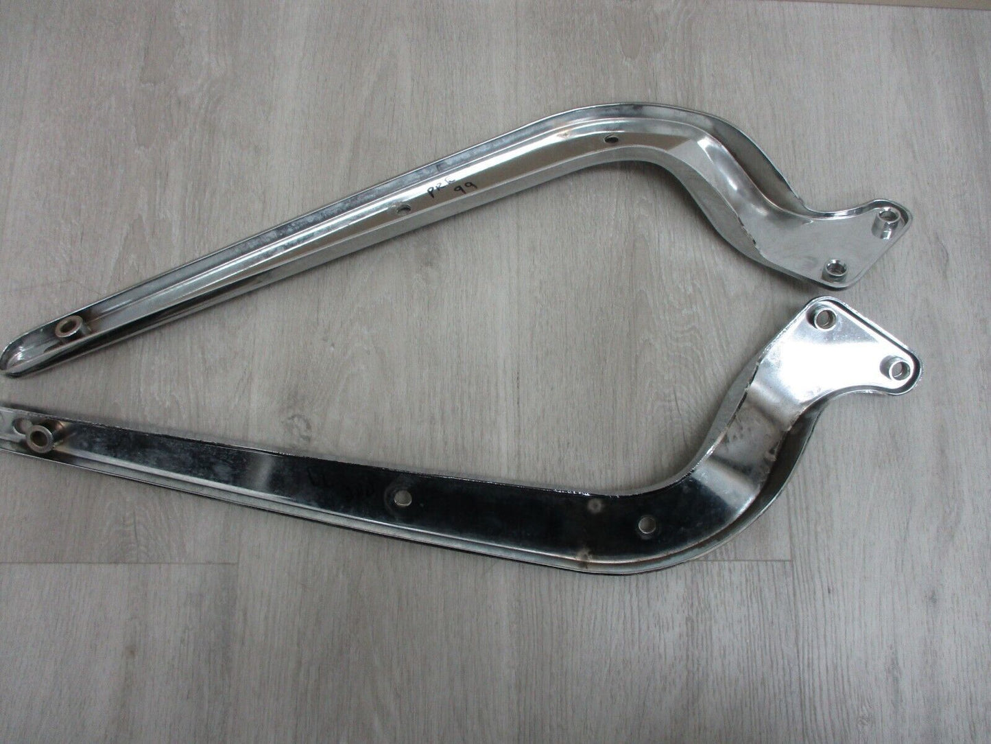 Unbranded Chrome Fender Supports (Left and Right)