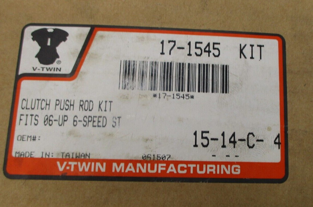 V-Twin Clutch Pushrod Kit for Harley-Davidson 17-1545