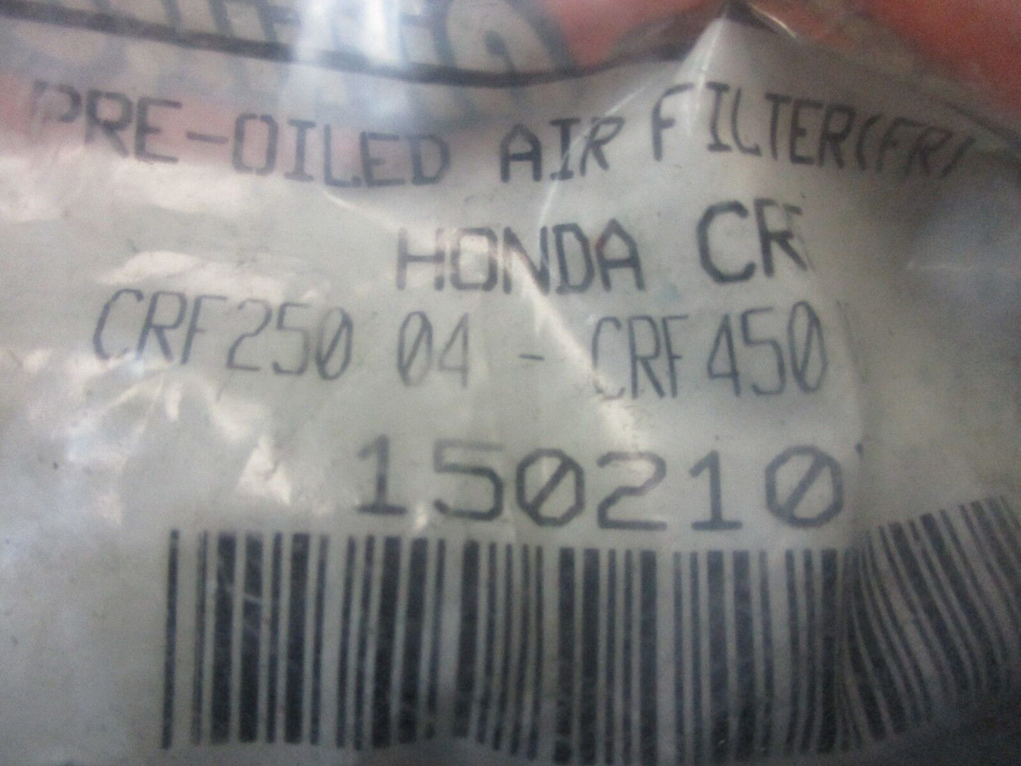 Honda CRF 250, 450  Dual staged Pre-oiled Air Filter by Twin Air PN 150210X