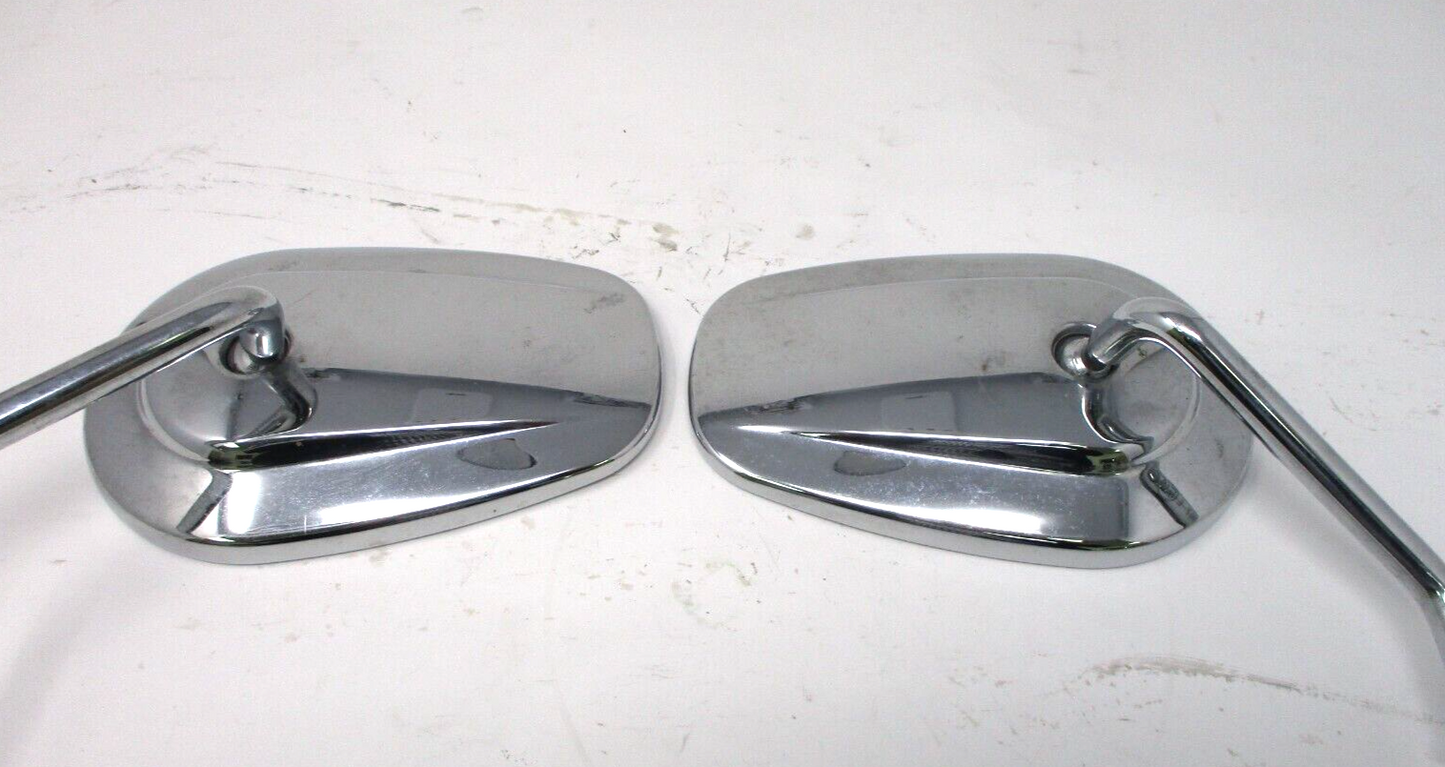 Harley-Davidson Motorcycle Chrome Set Side Rear View Mirror 91840-03B 91845-03B