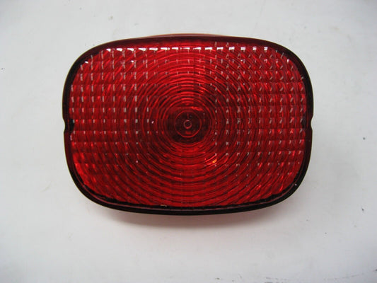 Harley Davidson OEM Tail Light Lens, Solid Red Lens with Lamp Socket 68368-03