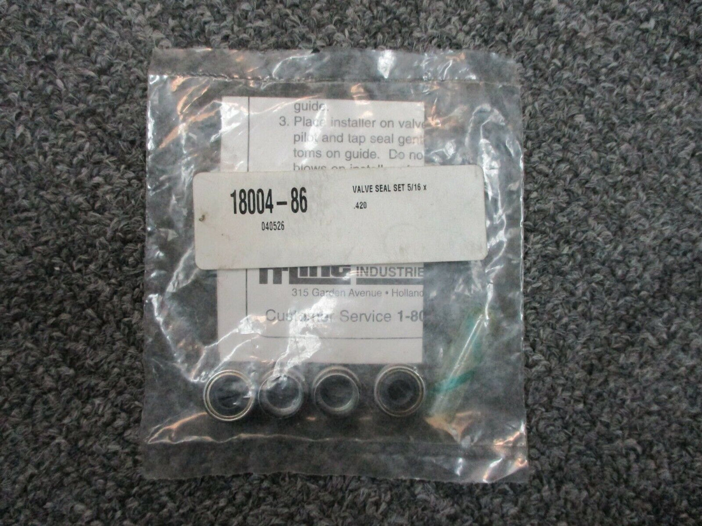 Harley Davidson Valve Seal Set By Kline OEM 18004-86 XLH 91-94 883, 1200