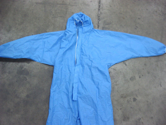 (8 PACK) BLUE SMS ENVIRONMENTAL CLEANUP / PAINT SUIT WITH HOOD SIZE 3 XL