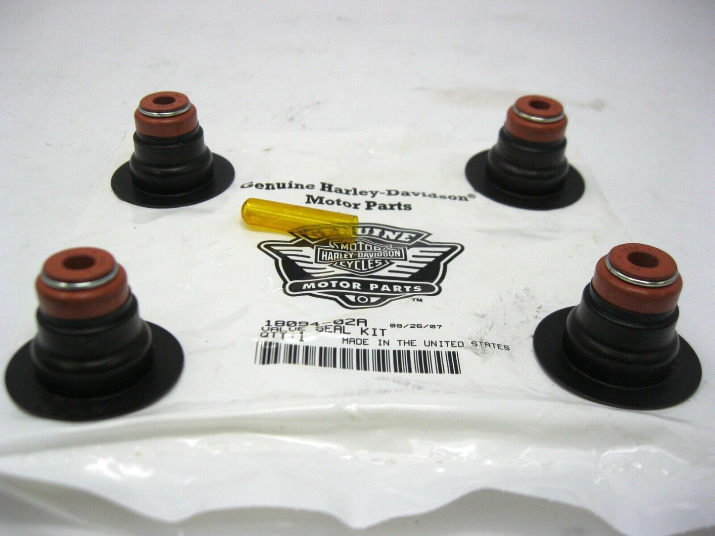 Harley-Davidson OEM 06-22 Valve Stem Seals (Pack of 4) 18094-02A