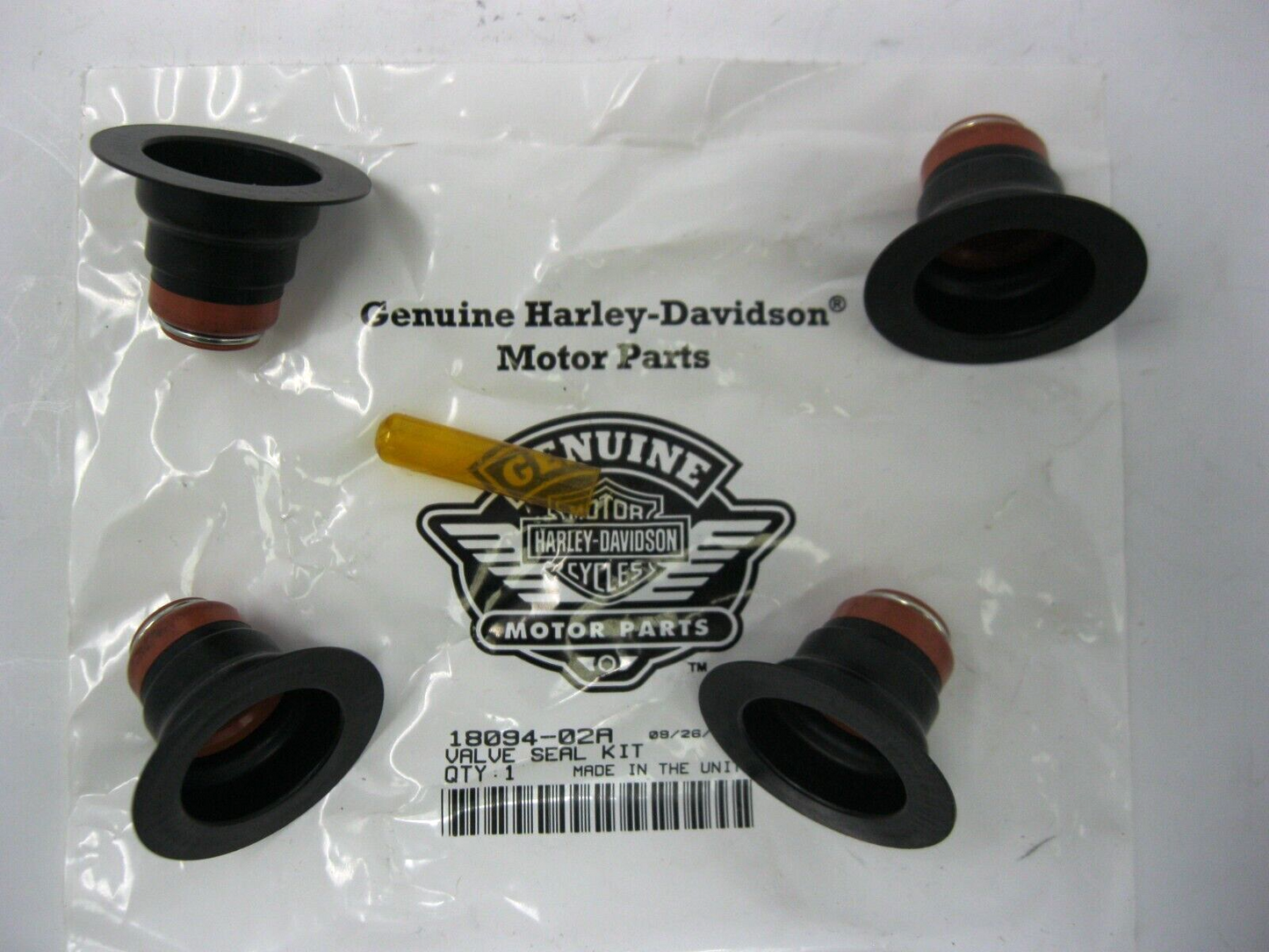 Harley-Davidson OEM 06-22 Valve Stem Seals (Pack of 4) 18094-02A