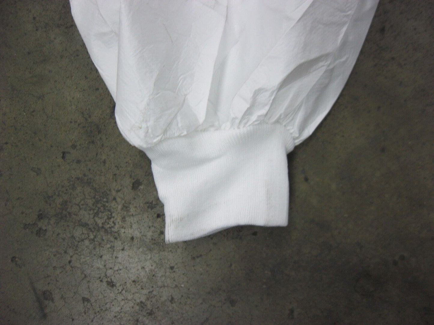 Single White "Tyvek-Style" Suit Size Medium