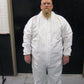 Single White "Tyvek-Style" Suit Size Medium