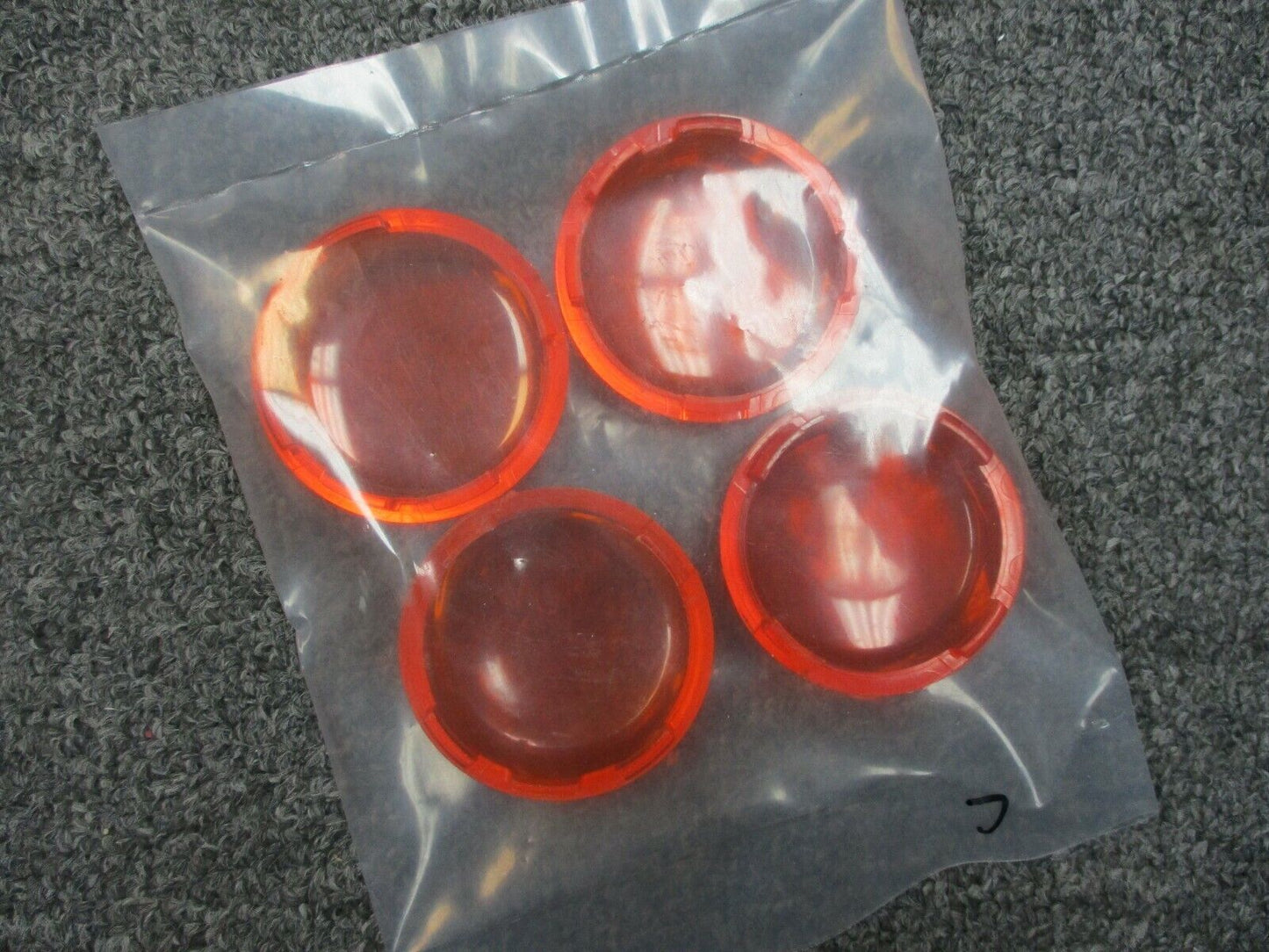 Harley Davidson OEM Bullet Amber Turn Signal Lens's Pack of Four 68973-00