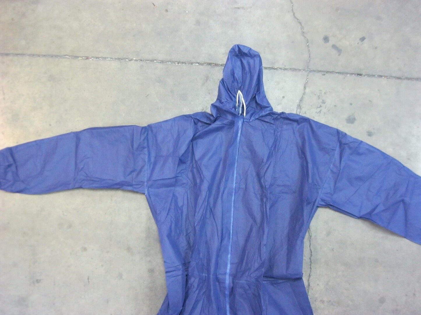 2 BLUE ENVIRONMENTAL SMS PERSONAL PROTECTION / PAINT SUIT WITH HOOD SIZE 3 XL