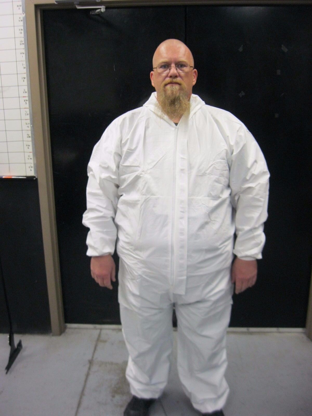 2 Pack  WHITE ENVIRONMENTAL PERSONAL PROTECTION / PAINT SUIT WITH HOOD SIZE 4 XL