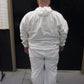 2 Pack  WHITE ENVIRONMENTAL PERSONAL PROTECTION / PAINT SUIT WITH HOOD SIZE 4 XL