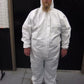 2 Pack  WHITE ENVIRONMENTAL PERSONAL PROTECTION / PAINT SUIT WITH HOOD SIZE 4 XL