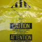NEW 3MM YELLOW ASBESTOS DISPOSAL BAGS (PACK OF 50) 26" x 39-1/2" (66 X 101 cm)