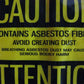 NEW 3MM YELLOW ASBESTOS DISPOSAL BAGS (PACK OF 50) 26" x 39-1/2" (66 X 101 cm)