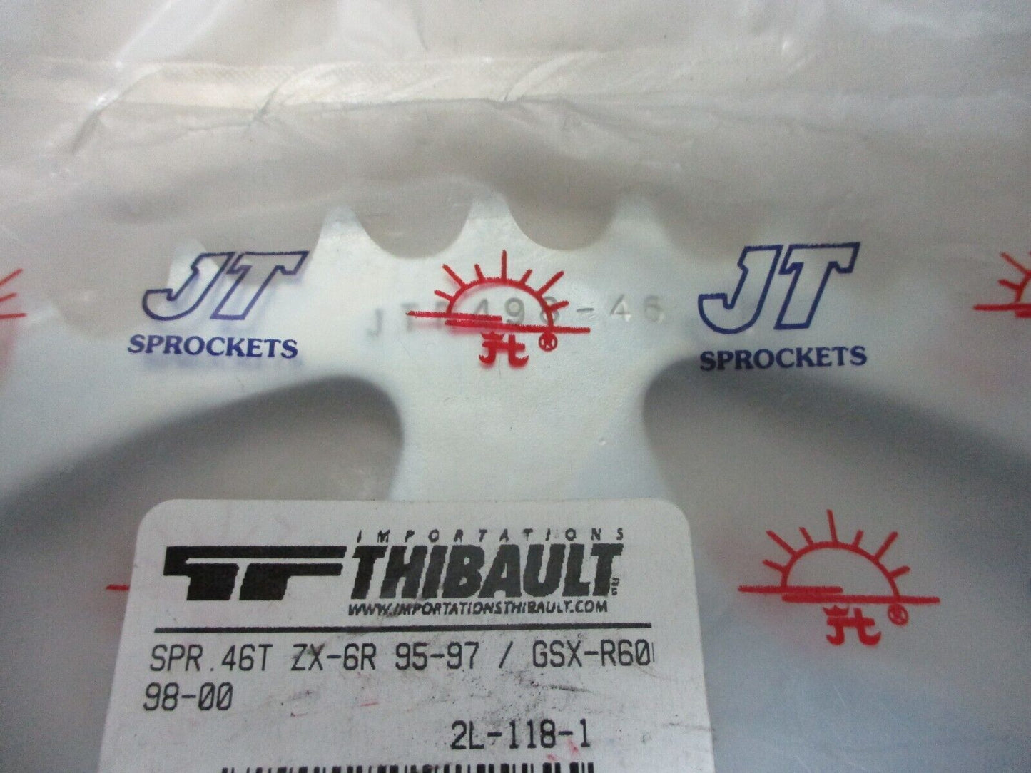 JT Sprockets - JTR498.46 - Steel Rear Sprocket, 46T