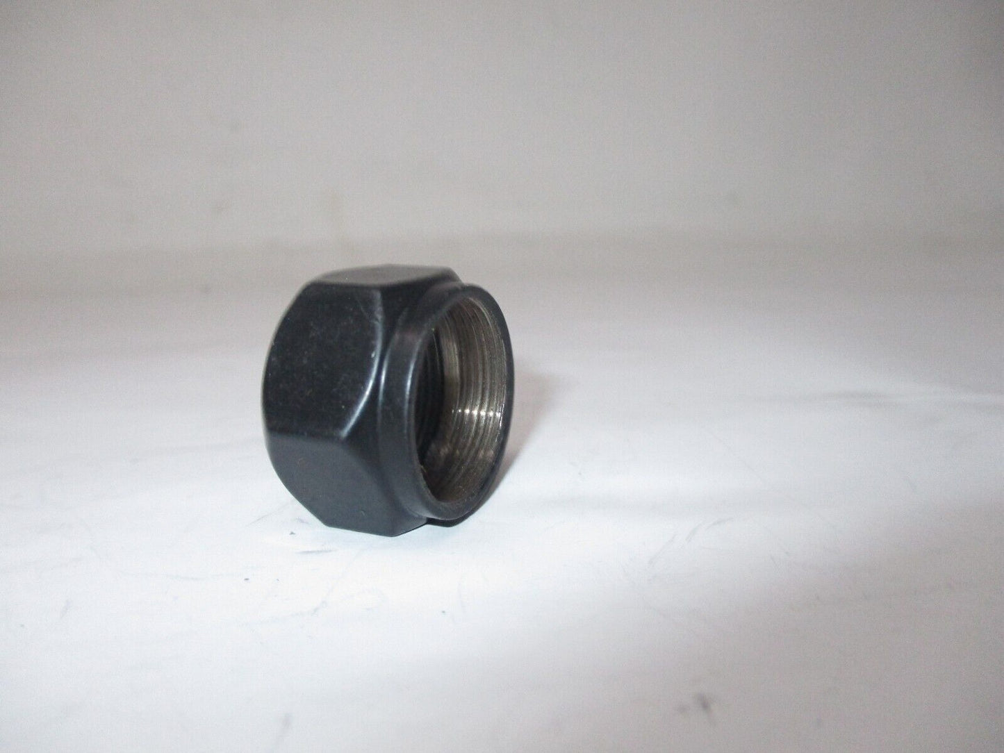 Harley-Davidson Style 22mm  Black (Painted) Petcock Adapter Nut