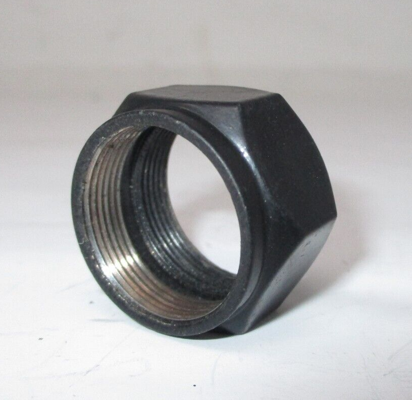 Harley-Davidson Style 22mm  Black (Painted) Petcock Adapter Nut