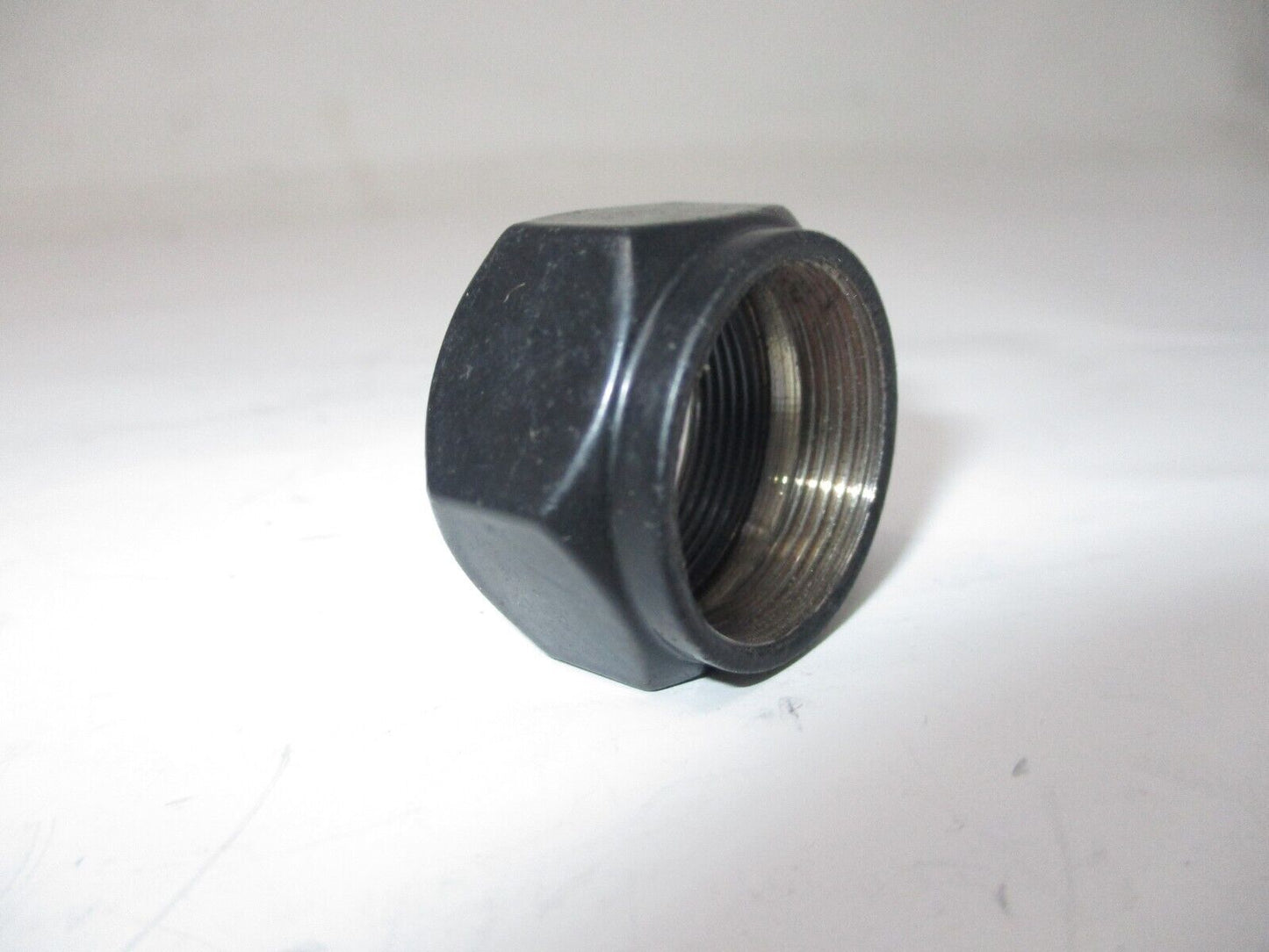 Harley-Davidson Style 22mm  Black (Painted) Petcock Adapter Nut