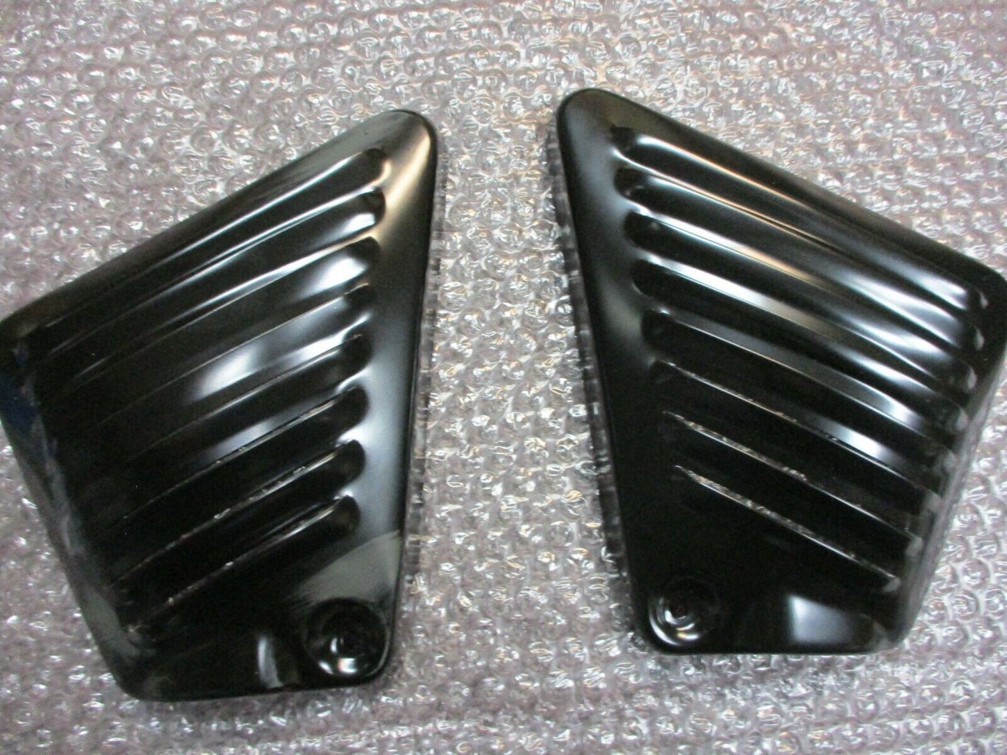 Harley Davidson OEM V-Rod Side Covers Primed Black Left & Right 66102-01