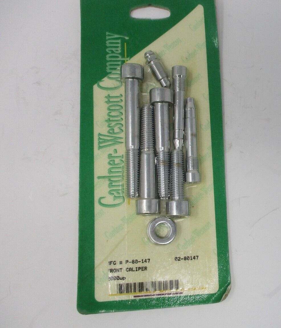 Gardner-Westcott Company Front Caliper Mounting Bolt Kit P-80-147 2000-Later